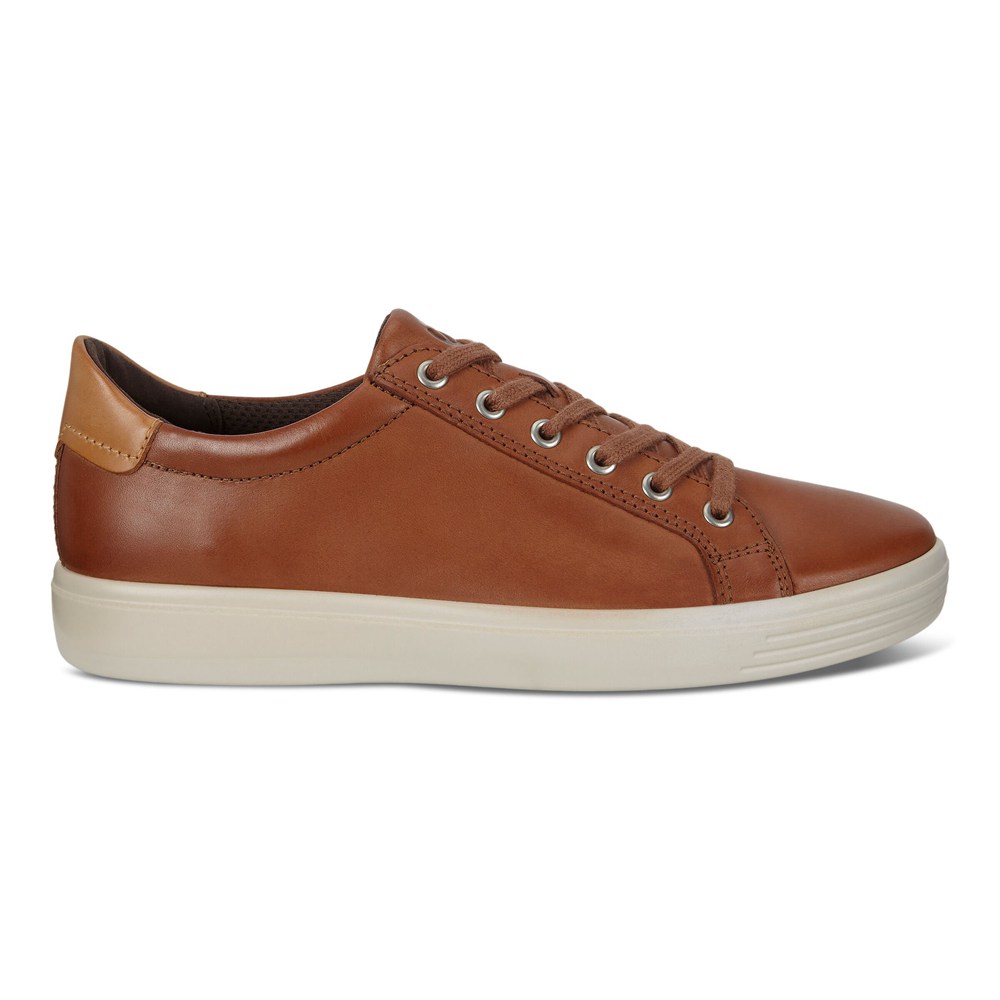 ECCO Mens Sneakers Brown - Soft Classic - AHF-059734